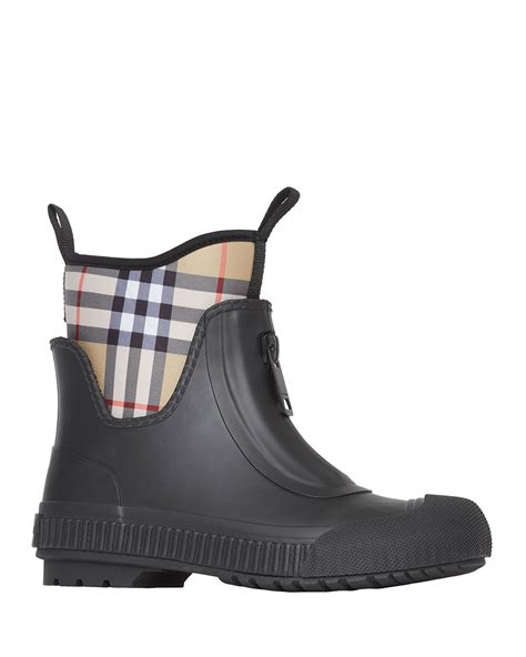 burberry flinton|Burberry Women's Flinton Check Rain Booties.